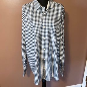 NWOT SAKS Mens Slim Fit Dress Shirt 2XL